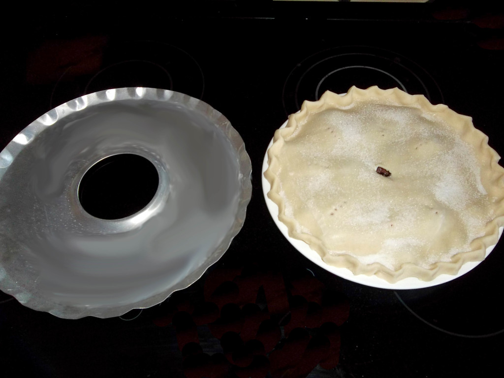 cherry berry pie ready to bake