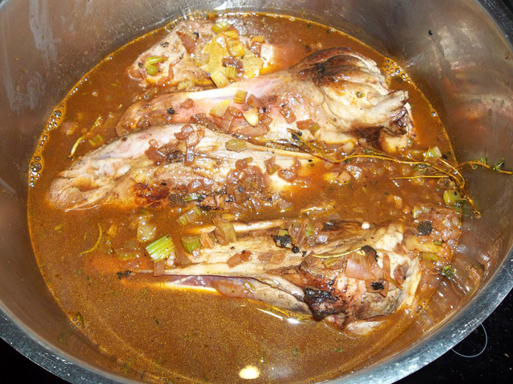 lamb shanks cooking