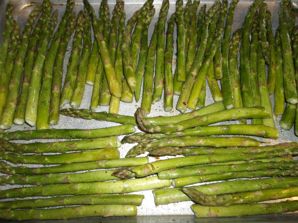 asparagus prepped